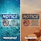Signmission Guns Knives Weapons Banned On These Premises OSHA Notice Sign, Vinyl Decal, 5in W x 3.5in L, 2PK OS-2PACK-NS-D-35-L-15758 - alternate 3